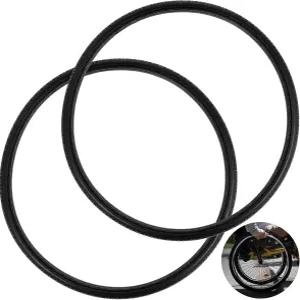 2개의 PCS 휠체어 뒷바퀴 솔리드 타이어 24 x 1-3/8인치 PU 비공기압 크로우바가 있는 수동 교체에 적합