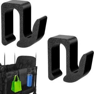 원더폴드 왜건을 위한 LUAATT 다목적 사이드 훅 왜건 W4와 호환되는 2팩 견고한 후크 액세서리 정리된 공간