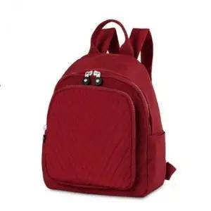 ( )레드 가방 캐주얼 여행 미니 수납 배낭 가벼운