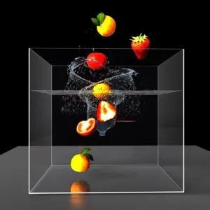 촬영용 수조 수중 스튜디오 촬영수조 케이스 어항 포토 낮은 수족관 투명 촬영 사각 박스