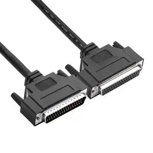 윌위 6피트 DB50 RS232 28AWG 직렬 케이블 남성 대 여성 컴퓨터 모니터 50핀 스트레이트 스루 PC 데이터