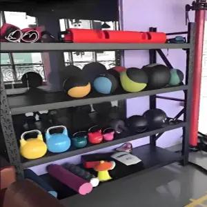 헬스장 105x40x200x3단 장비 블랙 필라테스 소도구 홈짐 운동기구 정리대