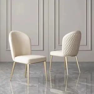 편한 가죽 식탁 업소용 의자 카페 튼튼한 레스토랑 북유럽 주방