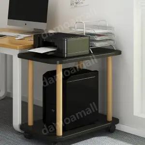 이동식 선반 컴퓨터 보관 프린터 복합기 본체 캐비닛 수납장