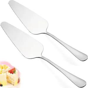 쿠첸시 케이크 파이 서버 2팩 스테인리스 스틸 피자 페이스트리 슬라이서 세트 주방 레스토랑 결혼식 생일