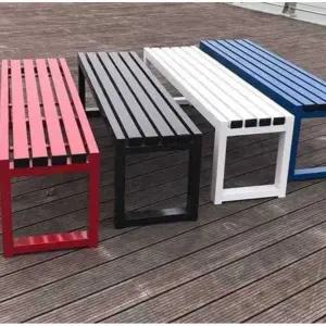 컬러 야외 벤치 대기의자 학교 펜션 공원 첼제 의자 옥상 몽땅