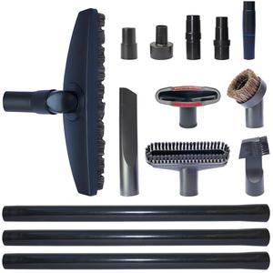 범용 진공 어태치먼트 청소기용 하드 플로어 브러시 및 교체 액세서리 - 말털 하드우드 호스 어댑터 키트 자동차 디테일을 위한