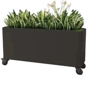 이동식 플랜트 박스 텃밭화분 방부목 직사각 파티션 상자 테라스