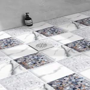 특수 바닥 스티커 욕실 데코타일 미끄럼방지 방수 접착 주방 욕실 타일