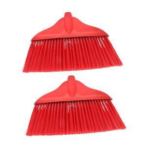 WOFAS UET 2pcs 주방 액세서리 바닥 빗자루 교체 헤드 플라스틱 부품