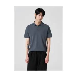 에잇세컨즈 8SECONDS 하이게이지 강연 카라 반소매 니트 애쉬 424651LY14 1694818