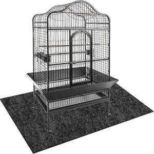BETAGT 대형 새장 바닥 매트 36x48인치 방수 언더 펫 케이지 라이너 애완동물 훈련용 파충류 수족관 미끄럼