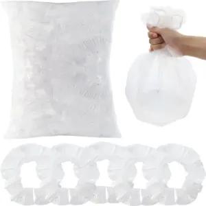 TCOTBE 40피스 반려동물 트레이 일회용 플라스틱 필름 커버 화장실 패드 종이 토끼 햄스터 먼지 작은