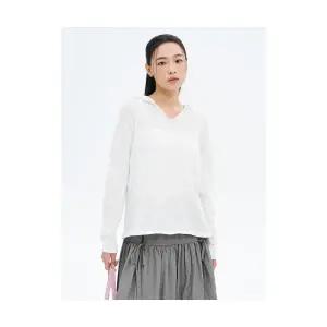 에잇세컨즈 8SECONDS 썸머 니트 후드 풀오버 화이트 1695090