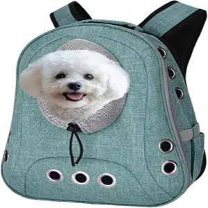 NALIYOUHU 반려동물 백팩 캐리어 소형 도기 프론트 대형 우주 고양이 하이킹 캠핑 여행에 적합 쇼핑 및
