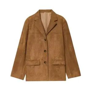 여사친 정장자켓 코트 정장 질감 트렌디 스트리트 아이템 가을겨울 스웨이드 HT4