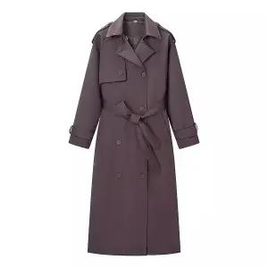 여친 롱 트렌치코트 벨티드 트렌치 봄가을 코트 추동 더블 원픽3