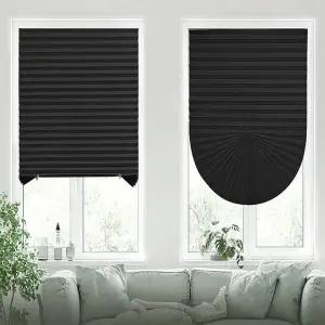 붙이는블라인드 무드랩 붙이는 셀프 블라인드 무타공 햇빛가리개 블랙 붙이는셀프블