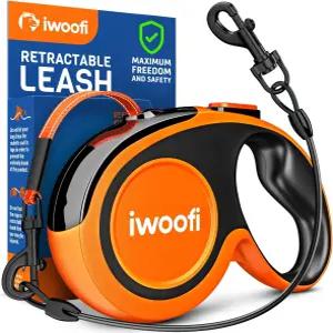 접이식 개 목줄 18.2피트 ？ 씹는 방지 케이블 포함 360° 엉킴 디자인 헤비 듀티 반사 매일 최대