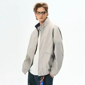 남자 가을 캐주얼 야상사파리 스탠드넥 코트 야상 점퍼 패피3