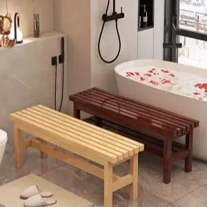 사우나 의자 나무 벤치 야외 발코니 다용도 정원 목욕탕 휴게실 수영장 체어 헬스장 찜질방