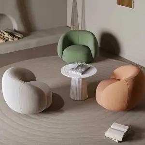 조약돌 소파 1인용 양털 미니 대기실 라운지 카페 인테리어