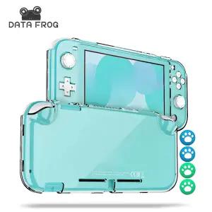 호환  데이터 프로그 보호 커버 호환 스위치 라이트 게임 콘솔용 투명 PC 크리스탈 쉘