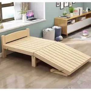 접이칙 침대프레임 나무 기숙사 1인용 받침대 깔판 원목