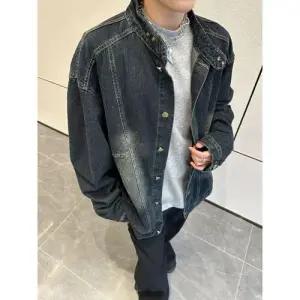 청 봄 가을 빈티지 캐주얼 남자재킷 재킷 코트 터틀넥 상의 원템3