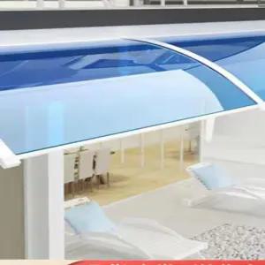 캐노픽스 비가림 차양막 어닝 투명 렉산 지붕 캐노피 조립식 빗물받이