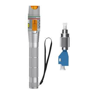 FC/LC 어댑터 키트가 포함된 광섬유 시각적 결함 위치 추적기, VFL에는 싱글 모드 9 /125um FC 남성 대 LC 여성 커넥터, CATV 통신 엔지니어링 유지보수를 위한 레드 라이트 펜이 포함됩니다