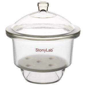 스토니랩 유리 건조기, 노브 커버가 있는 실험실 건조기 및 도자기 플레이트 ID: 연구용 7.1인치