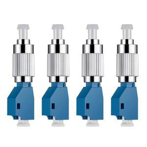 4Pcs 시각적 결함 위치 추적기 광섬유 어댑터, 커넥터, 싱글 모드 9 / 125um FC 남성 대 LC 여성 하이브리드 컨버터 광 파워 미터 추적기와 호환됨