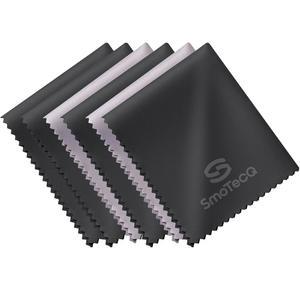 안경, 선글라스, 카메라 렌즈, 스크린 등을 위한 SmoTecQ 프리미엄 극세사 청소용 천(6팩) u2013 초부드러운 스크래치 없는