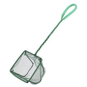 땋은 금속 손잡이가 달린 포플라이 수족관 어망 부드러운 미세 메쉬 슬러지 음식 찌꺼기가 있는 작은 코이 연못과 수영장을 위한 스키밍 청소망