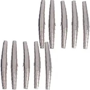 10Pcs 실버 스프링 가지치기 교체 전단 예비 핸드 실용 키트 정원 용품 스테인리스 스틸 액세서리 가드닝