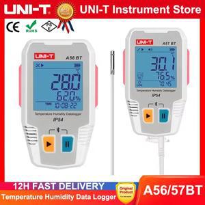UNI-T A56 BT A57 온도 기록기 블루투스 데이터 로거 64000 세트 저장 습도계