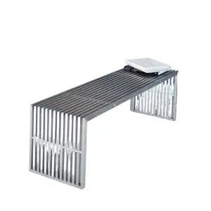 스텐 벤치 철제 정류장 대기 테라스 웨이팅