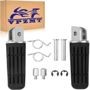 VPZMT Motorcycle Front Foot Pegs Footrests for Yamaha YZF1000 R1 FZ1 FZ6R FZ6 FJR1300 FZ400 XJR1200