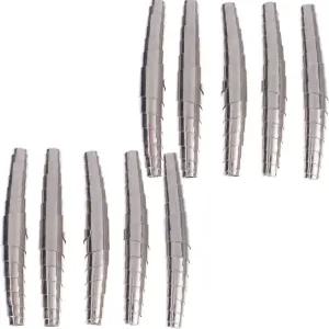 10Pcs 실버 스프링 가지치기 교체 전단 핸드 실용 키트 정원 용품 스테인리스 스틸 액세서리 가드닝 가위