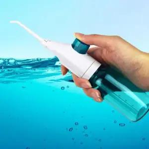 [하프클럽/오티마트]휴대용 워터 구강세정기 수동 치실 스케일링