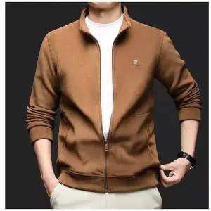 남친 가을 캐주얼 차이나넥 폴라폴리스 카디건 솔리드 상의 자켓 도톰 기모 점퍼 패피3