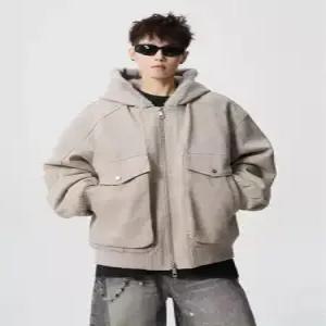 남친 패딩 점퍼 기모 도톰 후드 자리수리 패피1