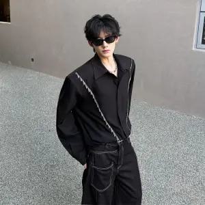 남친 캐주얼 긴팔 사초가을 패드 셔츠 패피3