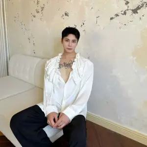 남자 봄 긴팔 카디건 이른 브이넥 프렌치 남녀 셔츠 패피1