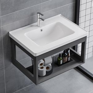 도자기 벽걸이 베란다 세면대 조합 가정용 소형 화장실