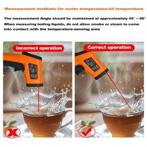 CX6014 디지털 적외선 온도계 -58~1022 ° F 12:1 IR 건 비접촉 레이저 측정기 도구