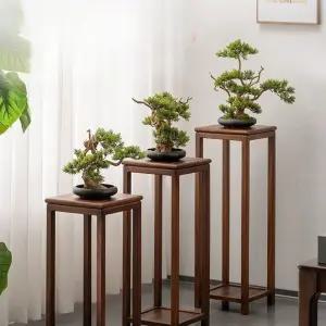 원목 화분 받침대 테이블 소형 다용도 식물 인테리어 거치대