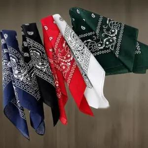 [신상오픈런]여성 페이즐리 코튼 미니 손수건 스카프 (41564535)