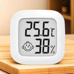1Pc 디지털 LCD 온도계 습도계 실내 미니 전자 측정기 센서 게이지 홈 베이비